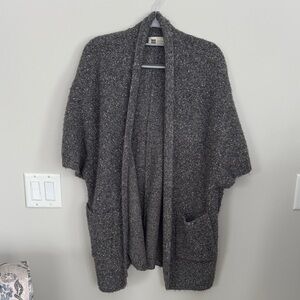 Gray Women's Cardigan Sweater